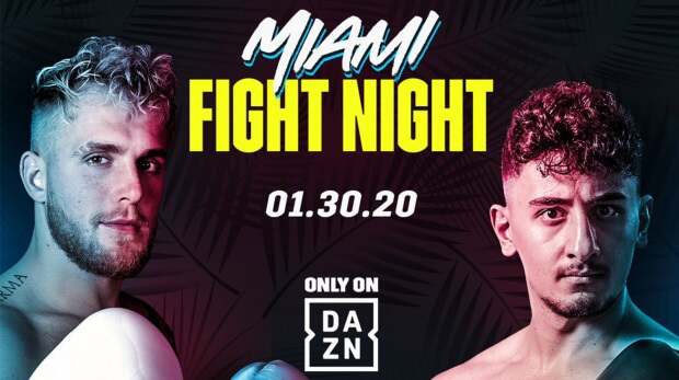 Watch Boxing: Jake Paul vs AnEsonGib 1/30/2020 Full Show Online Free