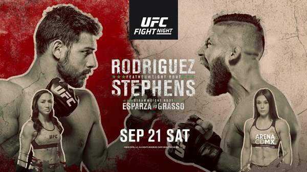 Watch UFC Fight Night 159: Rodríguez vs. Stephens 9/21/2019 Full Show Online Free