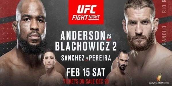 Watch UFC Fight Night 167: Anderson vs. Błachowicz 2 2/15/2020 Full Show Online Free