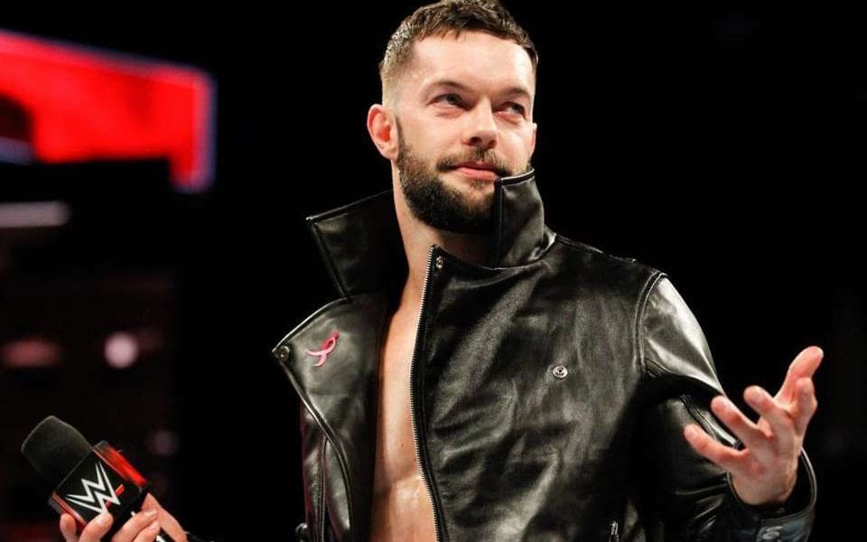 Finn Balor suffered a minor injury before he broke his jaw