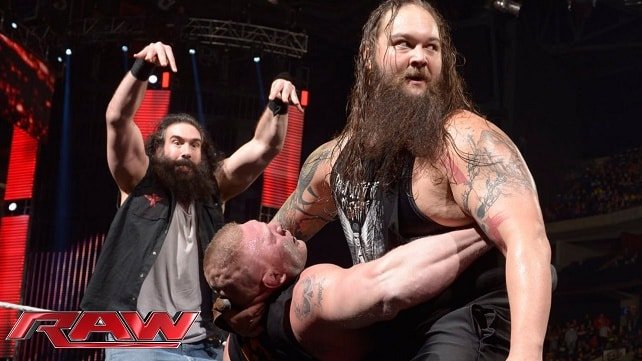 Brock Lesnar and Roman Reigns Come Face to Face on Raw Jan. 18, 2016