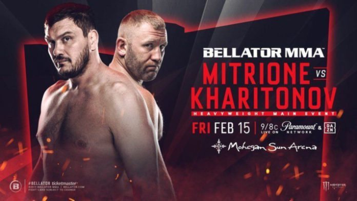 Watch Bellator 215: Mitrione vs. Kharitonov 2/15/2019 Full Show Online Free