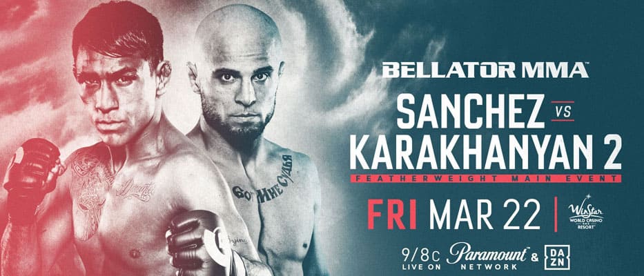 Watch Bellator 218: Sanchez vs. Grimshaw 3/22/2019 Full Show Online Free