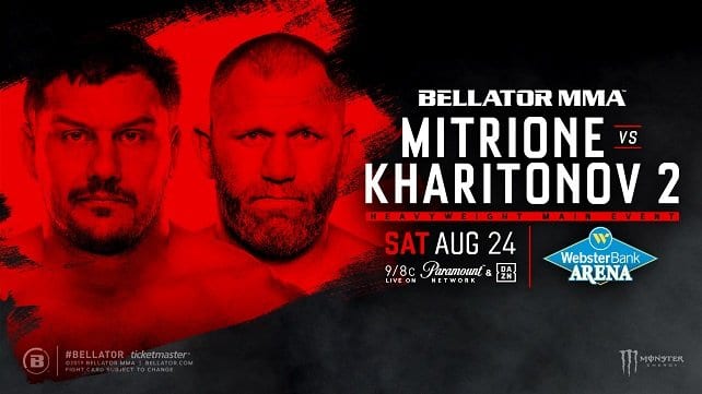Watch Bellator 225: Mitrione vs. Kharitonov 2 8/24/2019 Full Show Online Free