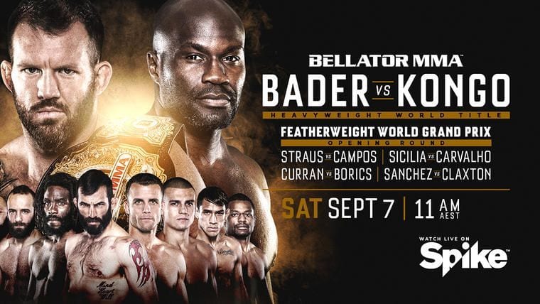 Watch Bellator 226: Bader vs. Kongo 9/7/2019 Full Show Online Free