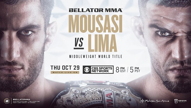 Watch Bellator 250: Mousasi vs. Lima 10/29/2020 Full Show Online Free