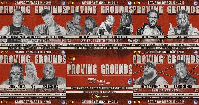 Watch CZW Proving Grounds 2018 3/10/2018 Full Show Online Free