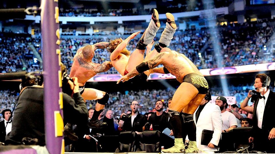 Watch Daniel Bryan vs Randy Orton vs Batista Wrestlemania 30 Full Match Online