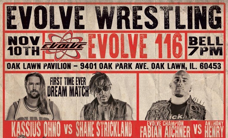 Watch Evolve Wrestling 116 11/10/2018 Full Show Online Free