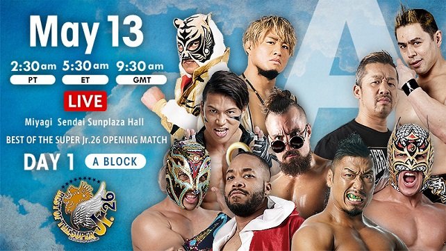 Watch NJPW Best Of The Super Jr.26 Day 1 5/13/2019 Full Show Online Free