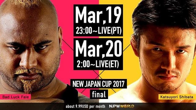 Watch NJPW New Japan Cup 2017 Semi-finals Full Show Online Free