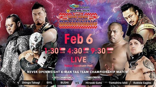 Watch NJPW Road to the NEW BEGINNING 2/6/2020 Full Show Online Free