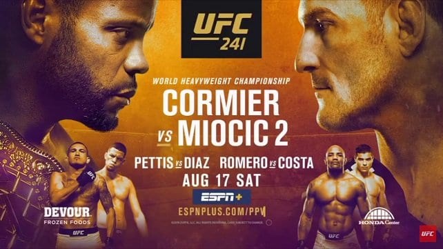 Watch UFC 241: Cormier vs. Miocic 2 8/17/2019 PPV Full Show Online Free