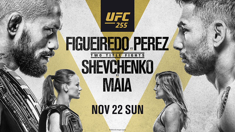 Watch UFC 255: Figueiredo vs. Perez 11/21/2020 PPV Full Show Online Free