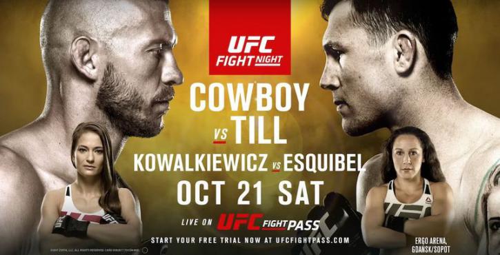 Watch UFC Fight Night 118: Cerrone vs. Till 10/21/2017 Full Show Online Free