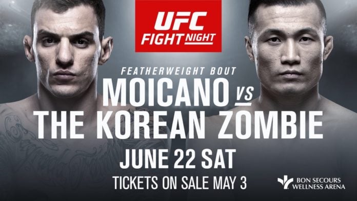 Watch UFC Fight Night 154: Moicano vs. Korean Zombie 6/22/2019 Full Show Online Free