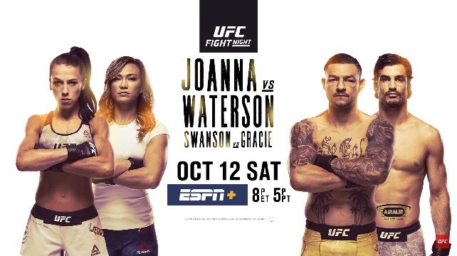 Watch UFC Fight Night 161: Jedrzejczyk vs. Waterson 10/12/2019 Full Show Online Free