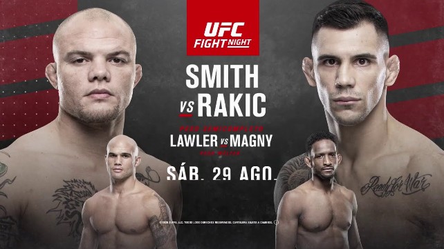 Watch UFC Fight Night 175: Smith vs. Rakić 8/29/2020 Full Show Online Free