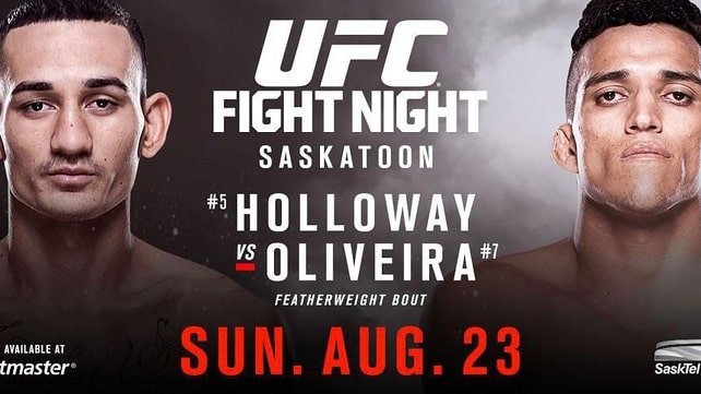 Watch UFC Fight Night: Holloway vs. Oliveira 8/23/2015 Full Show Online Free