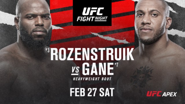 Watch Ufc Fight Night Rozenstruik Vs Gane 2 27 21 Full Show Online Free