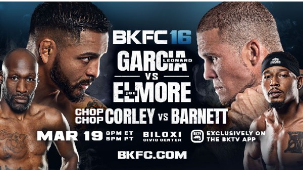 Watch BKFC 16: Garcia vs Elmore 3/19/2021 Full Show Online Free