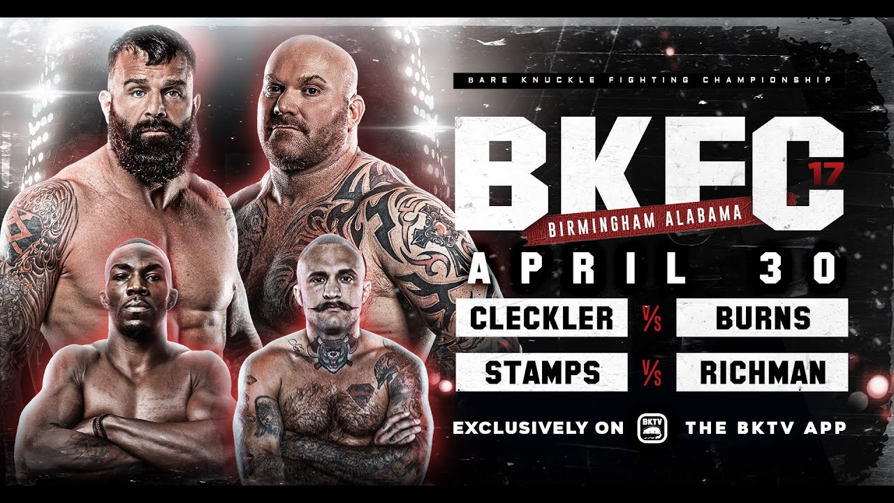 Watch BKFC 17: Frank Tate vs Josh Burns 4/30/2021 Full Show Online Free