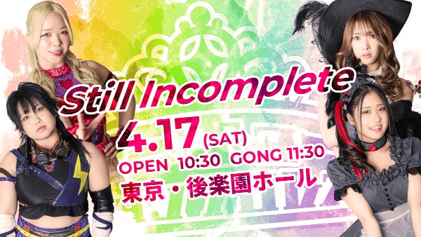Watch Tokyo Joshi Pro Still Incomplete 4/17/2021 Full Show Online Free