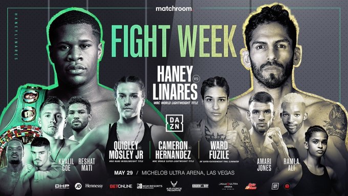 Watch Matchroom Boxing: Haney vs. Linares 5/29/2021 Full Show Online Free