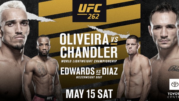 Watch UFC 262: Oliveira vs. Chandler 5/15/2021 PPV Full Show Online Free