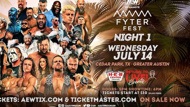 Watch AEW Fyter Fest 2021 PPV Night 1 Full Show Online Free