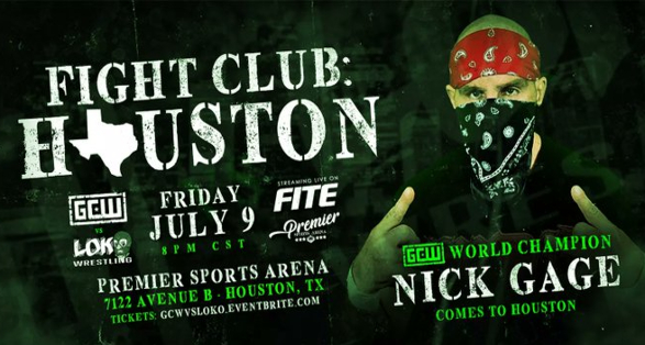 Watch GCW: Fight Club Houston 7/9/2021 Full Show Online Free