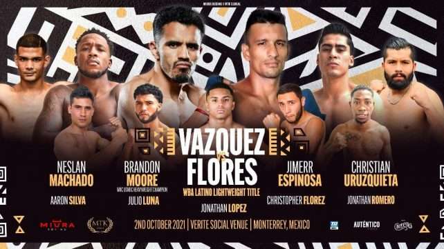 Watch Boxing: Miguel Vazquez vs. Oliver Flores 10/2/2021 Full Show Online Free