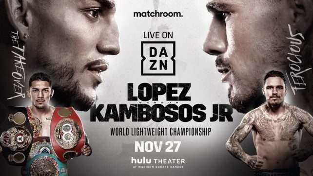 Watch Boxing: Teófimo López vs. George Kambosos Jr. 11/27/2021 Full Show Online Free