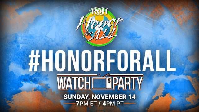 Watch ROH Honor for All 11/14/2021 Full Show Online Free