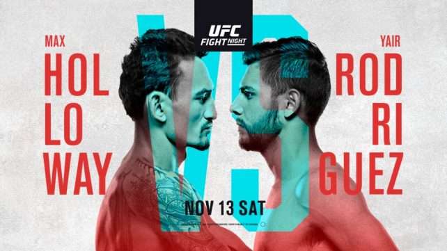 Watch UFC Fight Night 197: Holloway vs. Rodriguez 11/13/2021 Full Show Online Free