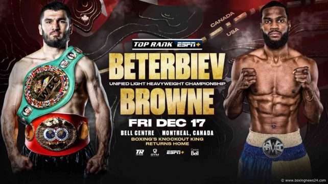Watch Boxing: Artur Beterbiev vs. Marcus Browne 12/17/2021 Full Show Online Free