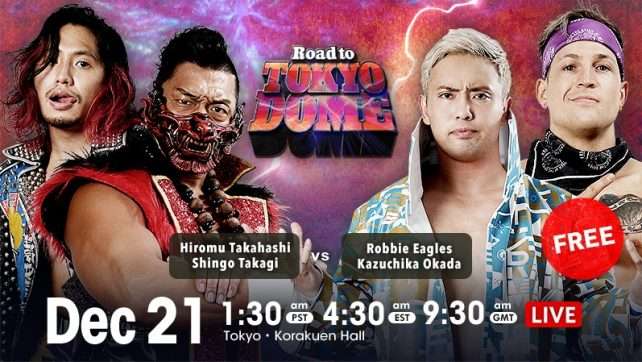 Watch NJPW Road To Tokyo Dome 2022 12/21/2021 Tag 1 Full Show Online Free