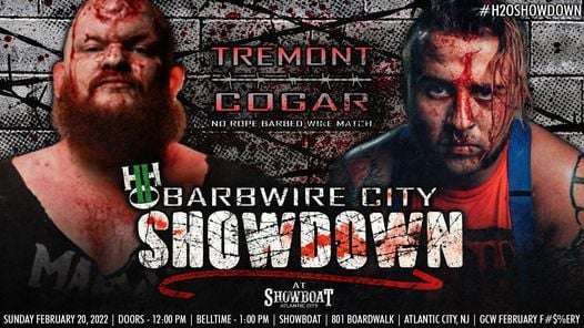 Watch H2O Barbed Wire City Showdown 2/20/2022 Full Show Online Free