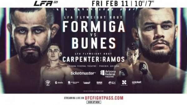Watch LFA 124: Formiga vs. Bunes 2/11/2022 Full Show Online Free
