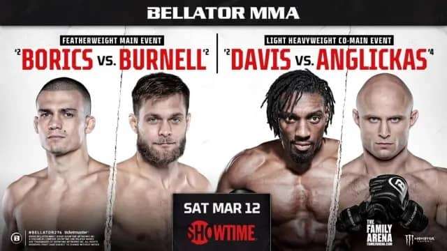 Watch Bellator 276: Borics vs. Burnell 3/12/2022 Full Show Online Free