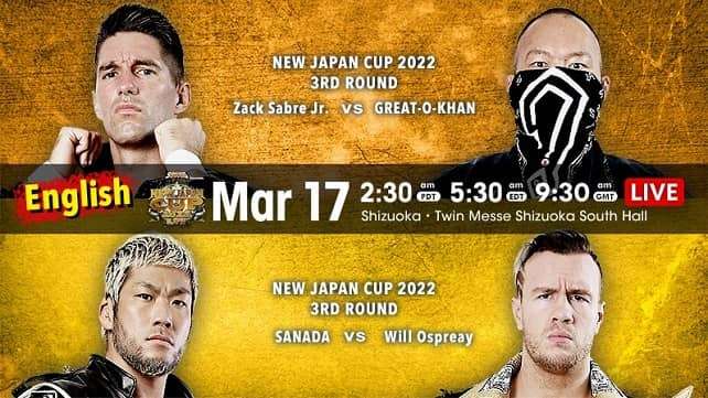 Watch NJPW New Japan Cup 2022 Tag 10 3/17/2022 Full Show Online Free