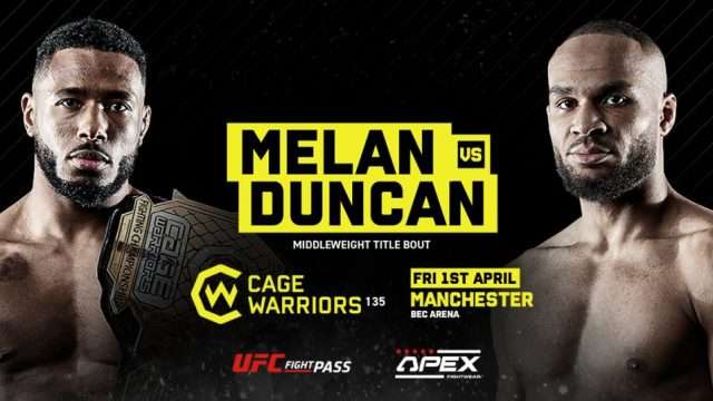Watch Cage Warriors 136: Mélan vs. Duncan 4/2/2022 Full Show Online Free