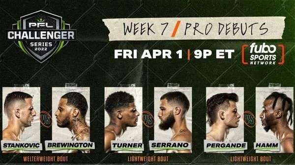 Watch PFL Challenger Series 4/1/2022 Week 7 Full Show Online Free