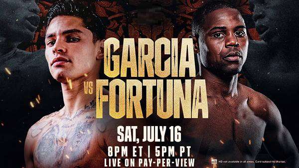 Ryan Garcia vs. Javier Fortuna Full Fight Replay Full Show Online Free