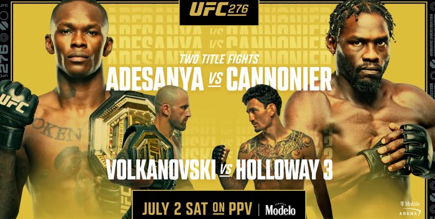 UFC276 Adesanya vs. Cannonier Full Fight Replay Full Show Online Free