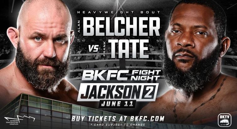 Watch BKFC Jackson 2: Belcher vs Tate 6/11/2022 Full Show Online Free