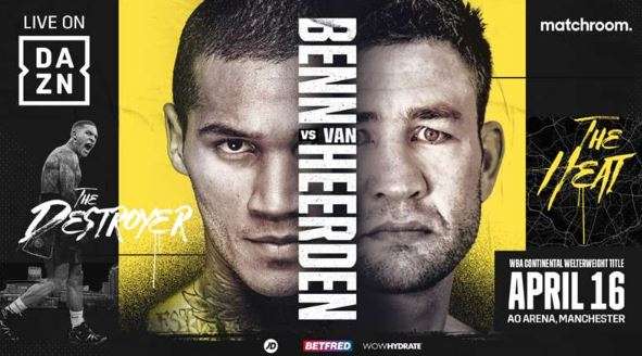Watch Conor Benn vs. Chris van Heerden 4/16/2022 Full Show Online Free