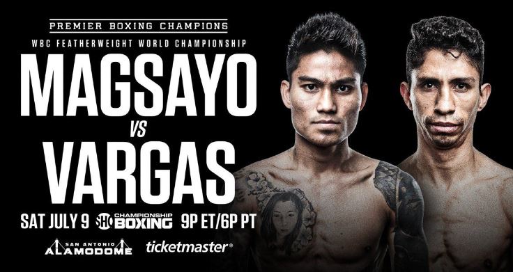 Watch Mark Magsayo vs. Rey Vargas 7/9/2022 Full Show Online Free