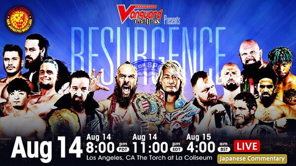Watch NJPW Resurgence 2021 8/14/2021 Full Show Online Free
