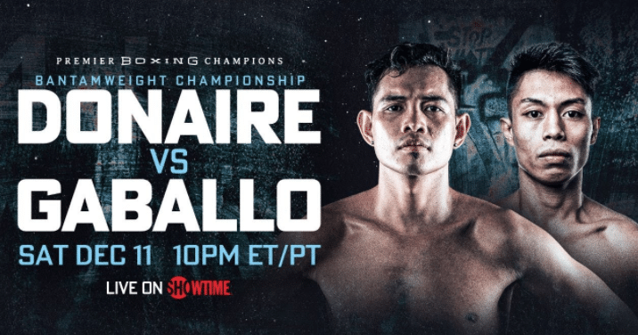 Watch Nonito Donaire vs. Reymart Gaballo 12/11/2021 Full Show Online Free